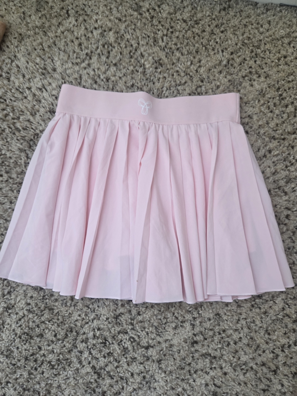 Aritzia Pastel Pink Pleated Circle Skirt